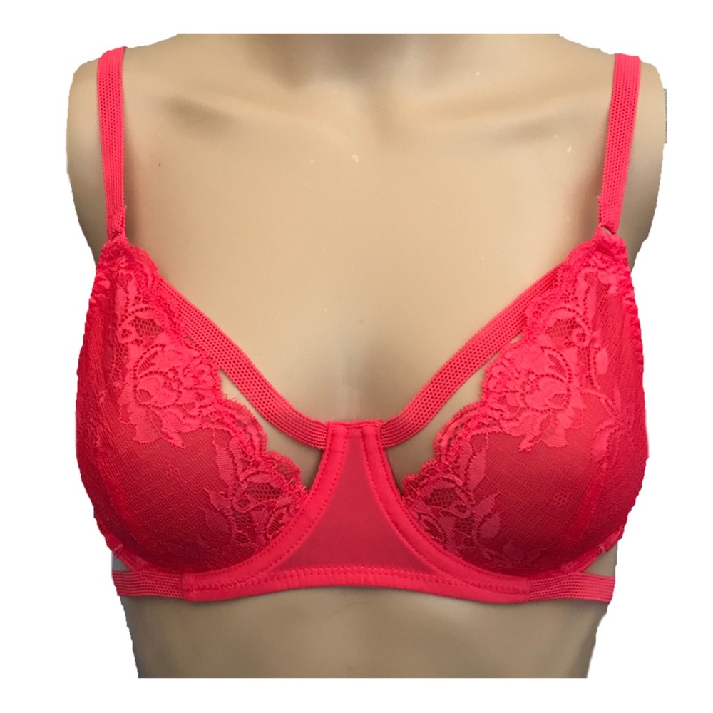Free People Dream of Me Underwire Bra Hot Pink 36B or Maroon 32A